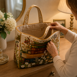 Handcrafted bag - Floral pattern