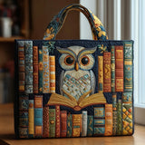 Handmade bag - Owl and old books
