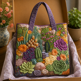 Handmade bag - Succulent garden