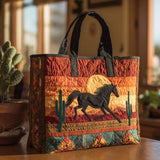 Wild Horizon CW2509024CL Quilted Tote Bag