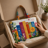 Handmade bag - Floral Library