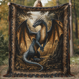 Ancient Wyrmwood Woven Sofa Blanket NCU0DV3937
