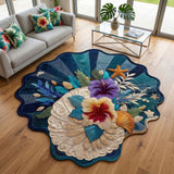 Artisan Petal Scallop Custom Shape Area Rug