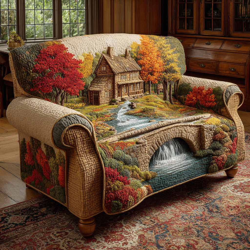 Woodland Quilted Sofa Cover NCU0VT360