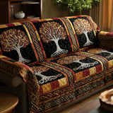 Tree Of Life Quilted Sofa Cover NCU0VT368