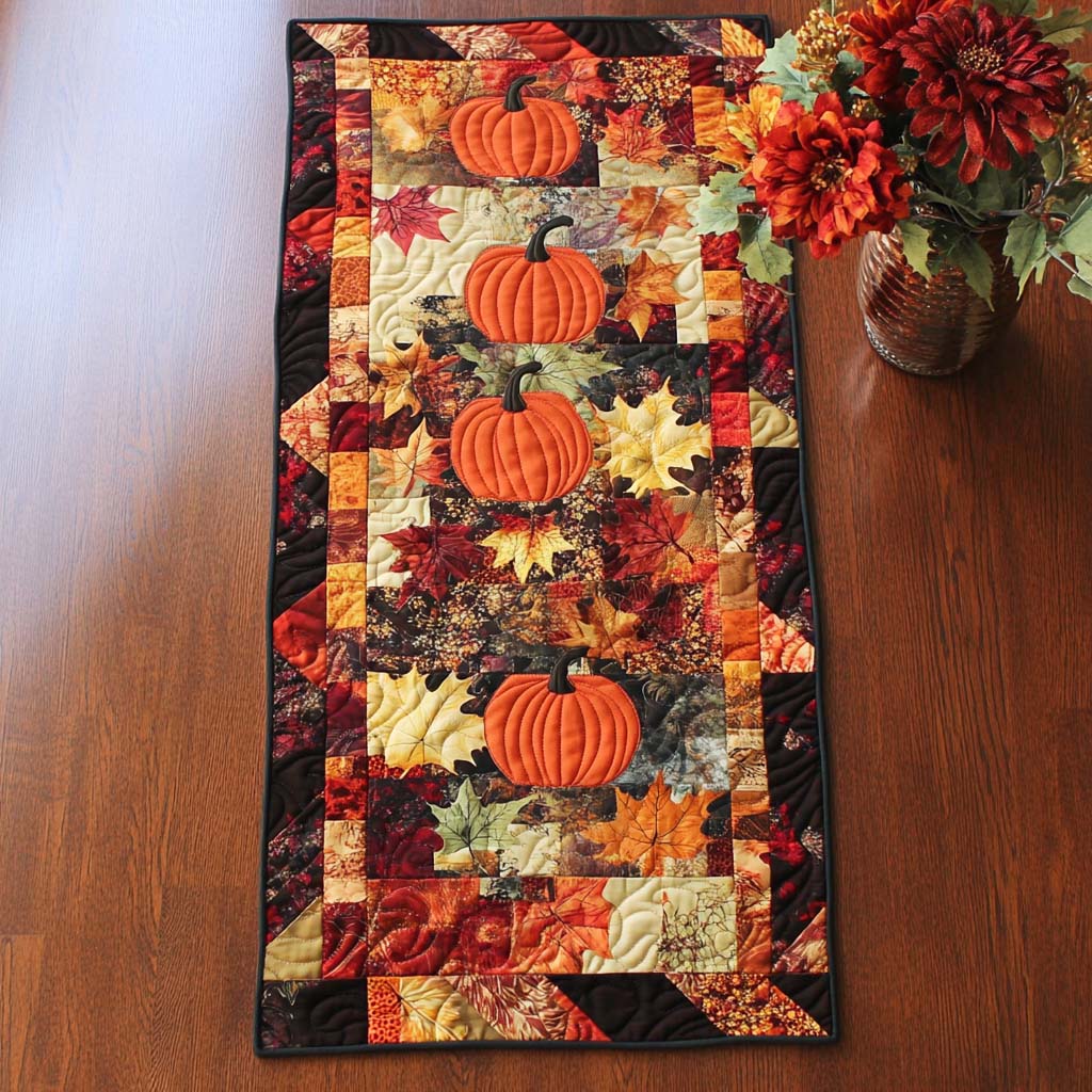 Fall Quilted Table Runner NCU0VT207