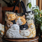 Handmade bag - Kittens falling asleep