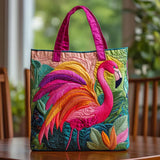 Craft bag - Rainbow flamingo