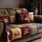 Blossom Cottage Warmth Quilted Sofa Cover NCU0VL2994