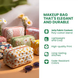 Amethyst Blossom Quilted Makeup Bag NCU0DV7738