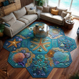 Coral Reef Radiance Custom Shape Area Rug NCU0PT11664