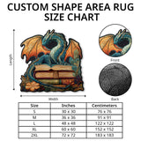 Ember Wyrm Custom Shape Area Rug NCU0XD2699