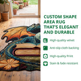 Sunset Wave Horizon Custom Shape Area Rug NCU0NT12627