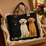 Handmade bag - Three labradors