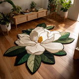 Floral Haven Custom Shape Area Rug