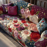 Garden Love Quilted Sofa Cover NCU0PT10825