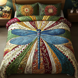 Dragonfly 3-Piece Quilted Bedding Set NCU0VT91