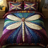 Dragonfly 3-Piece Quilted Bedding Set NCU0VT155