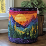 Forest Quilted Laundry Basket NCU0QN040