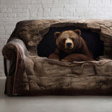 Wild Animal Quilted Sofa Cover NCU0VT306