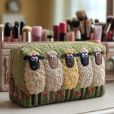 Sheep Quilted Makeup Bag NCU0VT287