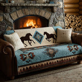 Horse Sky Quilted Sofa Cover NCU0DK11510