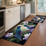 Hummingbird Bloom Kitchen Area Rug