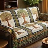 Tree Of Life Quilted Sofa Cover NCU0VT368