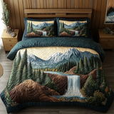Forest 3-Piece Quilted Bedding Set NCU0VT158