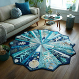 Petals of Paradise Custom Shape Area Rug NCU0PT11673