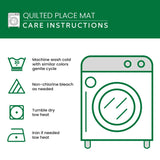 Evergreen Magnolia Quilted Placemat NCU0NT4203