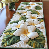 Plumeria Joy Quilted Table Runner NCU0VL1906