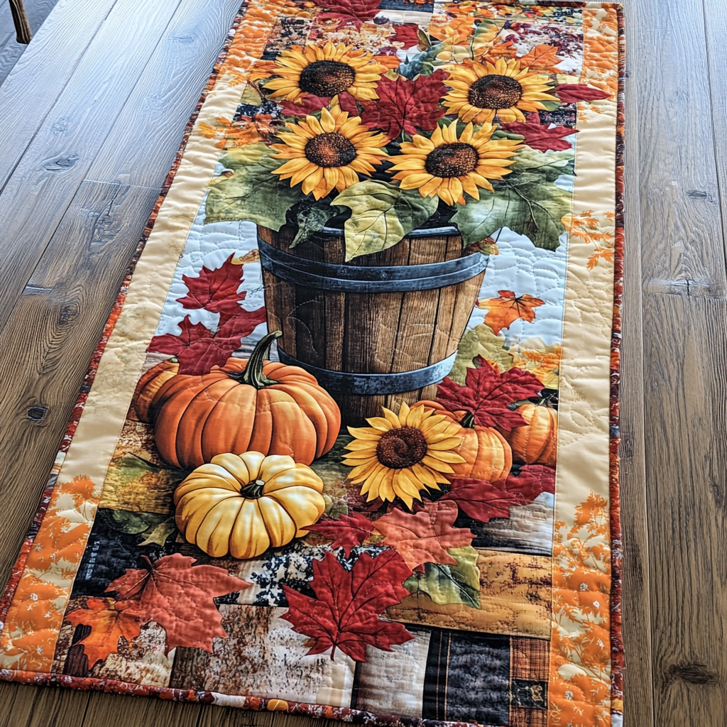 Fall Quilted Table Runner NCU0VT36