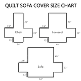 Western Charm Quilted Sofa Cover NCU0NT10820