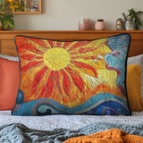 Sunset Blossom Quilted Bedding Pillow Case NCU0VL957