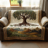 Tree Of Life Quilted Sofa Cover NCU0VT370