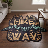Trail Spirit Custom Shape Area Rug NCU0XD2757