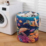 Turtle Bay Quilted Laundry Basket NCU0NTD118