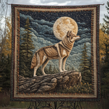 Twilight Wolf Quilted Blanket NCU0DV888