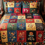 Patchwork 3-Piece Quilted Bedding Set NCU0VT100