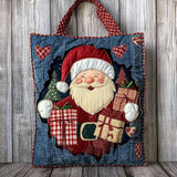 Heartfelt Santa WN0801042CL Quilted Tote Bag