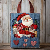 Smiling Santa WN0801080CL Quilted Tote Bag