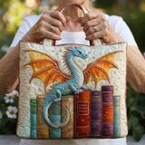 Craft Bag - Emerald Dragon, Keeper of Books